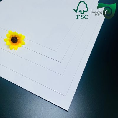 FSC 140gsm 150gsm White Double Sided Coated C2S Art Paper For Cover High End Printing