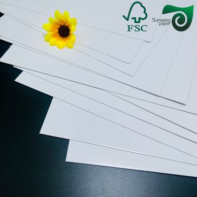 FSC C2S Glossy Couche Paper 100% Virgin Wood Pulp For Magazines Notebook Covers