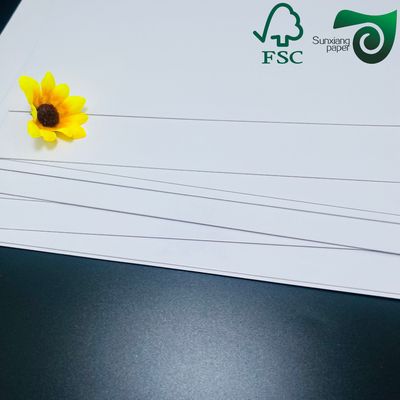 FSC Eco Friendly Material 350gsm C1S Food Safe Single Side Coated White Cardboard Premium