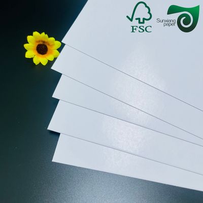 100% Virgin Wood Pulp High Brightness White Cardboard Roll 290gsm to 320gsm for Premium Packaging and Printing