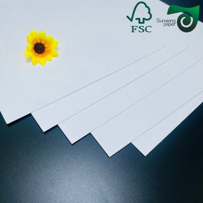 High Brightness White Cardboard Made from 100% Virgin Wood Pulp in 290gsm to 320gsm for Creative Packaging