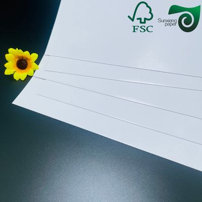 High Brightness White Cardboard Made from 100% Virgin Wood Pulp in 290gsm to 320gsm for Creative Packaging