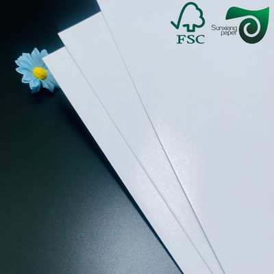 FSC Eco Friendly Material 350gsm C1S Food Safe Single Side Coated White Cardboard Premium