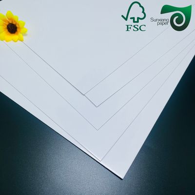 FSC  Black Core Playing Card Paper 280gsm 330gsm White Coated Cardboard   C2S Art paper