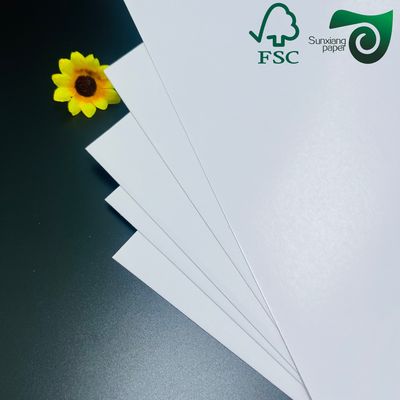 200gsm PE 15gsm Single Side PE Coated Waterproof High Gloss White Art Paper