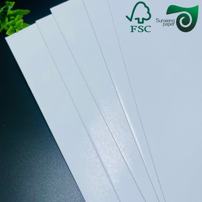 FSC Double Sided White 300GSM 350GSM C2S Glossy Art Board For Offset Printing