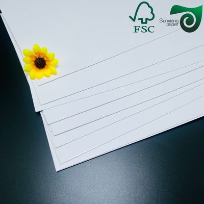 FSC Recyclable White C2S Coated Art Paper 300gsm 350gsm High Gloss Polished Finish