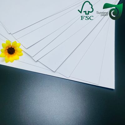 FSC 610mm   860mm 250gsm High Brightness Glossy Text Cover Paper Excellent Printability