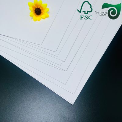 FSC 100grs 128grs White C2S Couche Paper  Brilliant Coated Cardboard  81cm 116cm