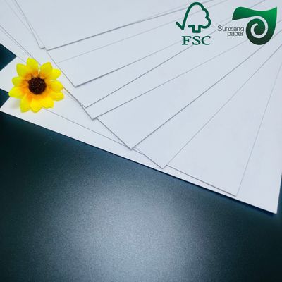 FSC 610mm   860mm 250gsm High Brightness Glossy Text Cover Paper Excellent Printability