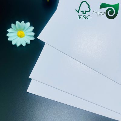 FSC Certified Recyclable White C2S Coated Paper 300gsm 350gsm  Highly Polished