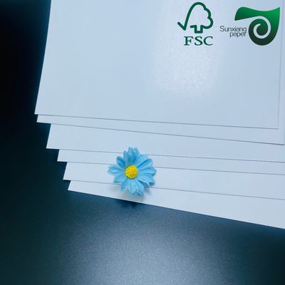 FSC Certified 170gsm 180gsm Double Side Coated  C2S Art Paper Virgin Wood Pulp For Trademarks