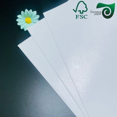 FSC 128gsm C2S Double Side Coated Book Paper High Gloss 100% Virgin Wood Pulp