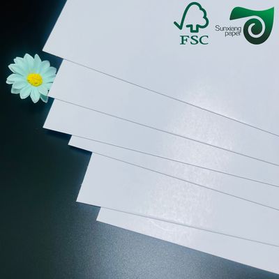 FSC 320gsm 350gsm  C2S Glossy Art Board Double Sided White For Offset Printing
