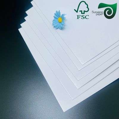 FSC 180gsm 200gsm C2S Glossy White Art Paper  Ideal For Catalog Printing
