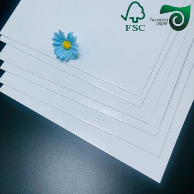 FSC 180gsm 200gsm C2S Glossy White Art Paper  Ideal For Catalog Printing
