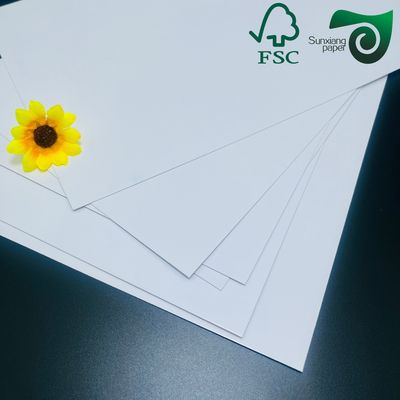 FSC Certified 115gsm 300gsm C2S Art Board 2 Side Couche Glossy Coated Paper  Anti Curl
