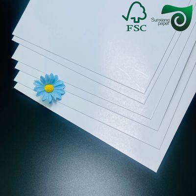 FSC Certified 115gsm 300gsm C2S Art Board 2 Side Couche Glossy Coated Paper  Anti Curl