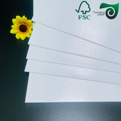 FSC Certified Coated Gloss Digital Printing Paper 128gsm 150gsm Ideal For Menus  Promotional Materials