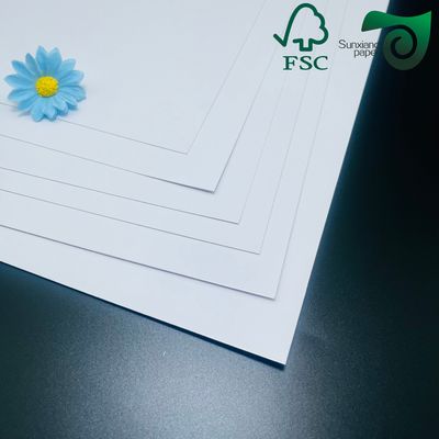 FSC Certified 400gsm Recyclable White C2S Coated Paper High Polished For Premium Printing
