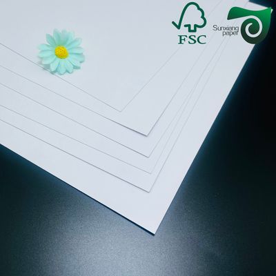 FSC Certified Recyclable White C2S Coated Paper  300gsm 350gsm  Highly Polished
