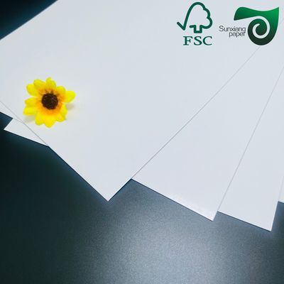 Double Sided Gloss FSC American Bristol Paper Board  250gsm 300gsm Sheet Printing Ready