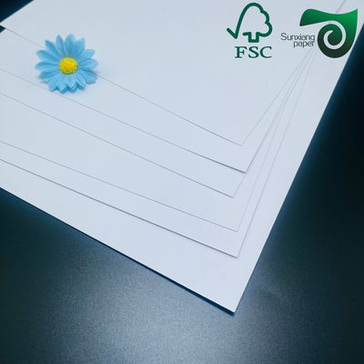 Double Sided Gloss FSC American Bristol Paper Board  250gsm 300gsm Sheet Printing Ready