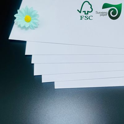 Double Sided Gloss FSC American Bristol Paper Board  250gsm 300gsm Sheet Printing Ready