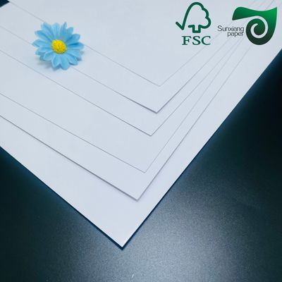 FSC Certified 250gsm 300gsm Double Sided Glossy American Bristol Paper Board Ideal For Sheet Printing