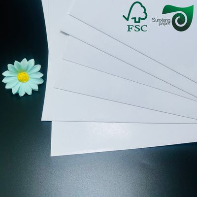 FSC 300gsm C2S Double Side Glossy Coated Laser Paper Card For Digital Printing Paper