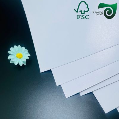 FSC 300gsm C2S Double Side Glossy Coated Laser Paper Card For Digital Printing Paper