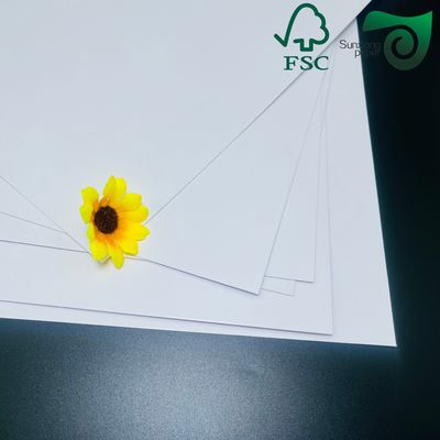 FSC 300gsm C2S Double Side Glossy Coated Laser Paper Card For Digital Printing Paper