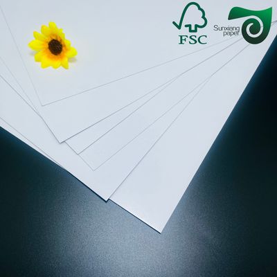 FSC 100grs 128grs 157grs White Coated Cardboard Brilliant Coated Face C2S Couche Paper