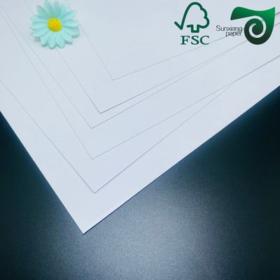FSC 100grs 128grs 157grs White Coated Cardboard Brilliant Coated Face C2S Couche Paper