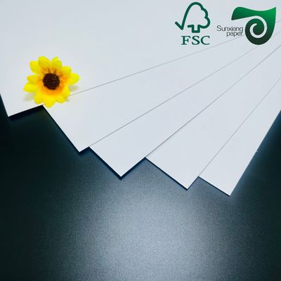 FSC 100grs 128grs 157grs White Coated Cardboard Brilliant Coated Face C2S Couche Paper