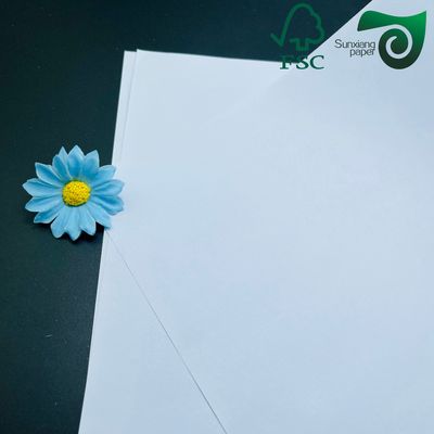 FSC Certified 80GSM Recycled Pulp Cream Woodfree Paper  Ideal For Notebooks Printing