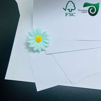 FSC Certified 80GSM Recycled Pulp Cream Woodfree Paper  Ideal For Notebooks Printing