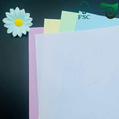 NCR Carbonless Copy Paper White Pink Yellow Blue Multi Part Bank Statement Invoice Printable Paper