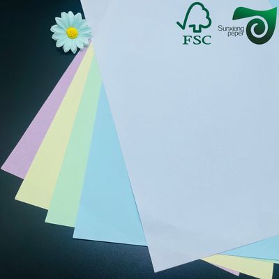 80gsm NCR Carbonless Paper Multi Colored Legal Size 8.5" 14" For Purchase Orders