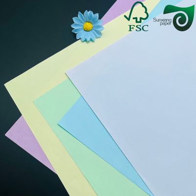 80gsm NCR Carbonless Paper Multi Colored Legal Size 8.5" 14" For Purchase Orders