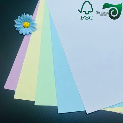 80gsm NCR Carbonless Paper Multi Colored Legal Size 8.5" 14" For Purchase Orders
