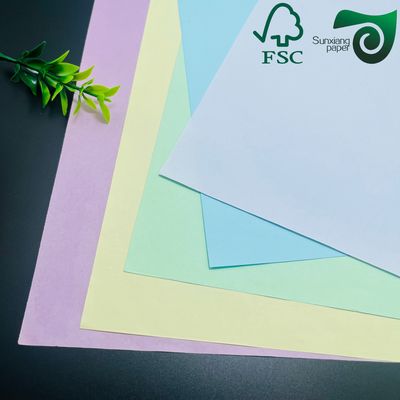 FSC 60gsm 70gsm NCR Paper Carbonless Copy Paper For Professional Document Printing