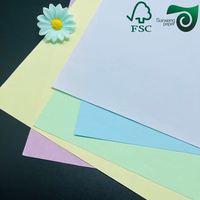 NCR Carbonless Jumbo Roll Paper  48gsm 50gsm 55gsm  For Computer Printing
