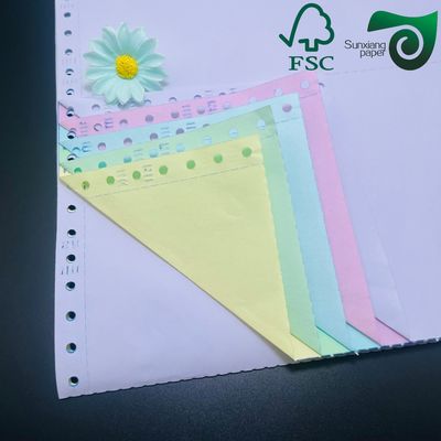 55gsm Digital Laser NCR Carbonless Paper  White CB   Pink CF For Sales Receipts