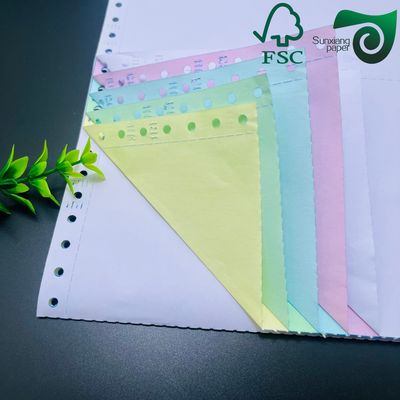80gsm NCR Carbonless Paper Multi Colored Legal Size 8.5" 14" For Purchase Orders