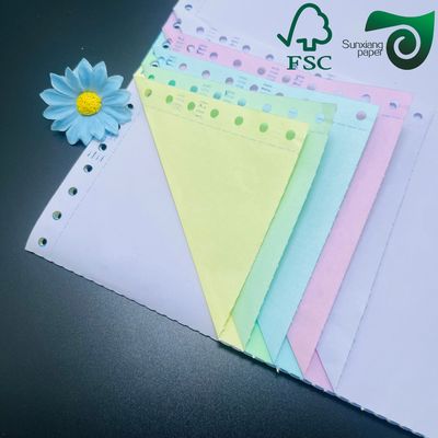 FSC 50gsm 55gsm FSC Certified Carbonless Copy Paper  NCR Paper 64cm 90cm