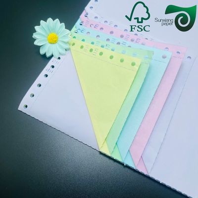FSC 45gsm 55gsm A4 CB CFB CF Carbonless Copy Paper For Invoices Receipts