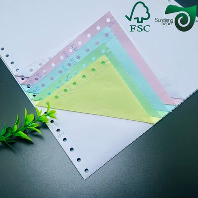 FSC SGS Certified  60gsm 80gsm Eco Friendly Carbonless Copy Paper  For Sustainable Printing