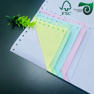 NCR Carbonless Jumbo Roll Paper  48gsm 50gsm 55gsm  For Computer Printing