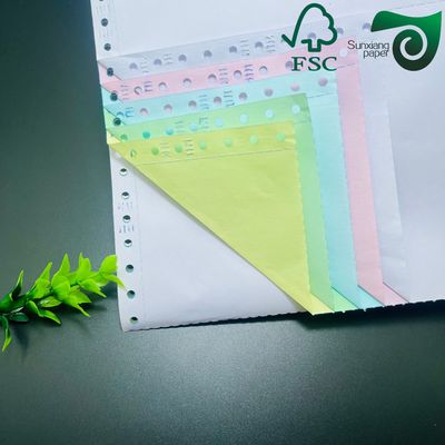 FSC  SGS Certified 60gsm Eco Friendly Carbonless Copy Paper For Sustainable Printing